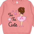 thumbnail image 3 of Inktastic Tu Tu Cute Ballerina Toddler Sweatshirt, 3 of 4