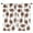 Brown Footballs Pattern, variant on Blackout Kids Curtains,Baseball Gear Pattern Childrens Insulated Curtains Set Of 2,Bedroom Essentials,Toddler Room Decor 42"x54"
