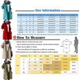 thumbnail image 2 of Women Windbreaker Jacket Casual Loose Button Pockets Hooded Windproof Waterproof For Outdoor Hiking, 2 of 2