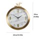 thumbnail image 2 of Reloj de pared de cobre de estilo europeo, luz de lujo, moda de hogar, decoración de arte de la pared, reloj silencioso, 2 of 6
