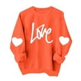 thumbnail image 1 of Womens Long Sleeve Tops Casual Christmas Print Hooded Sweatshirt Round Neck Soft Winter Pullover, 1 of 5