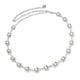 thumbnail image 4 of Cadena de cintura Zulema de metal plata con perlas para mujer, 4 of 7