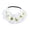 white, variant on Floral Fall Sunflower Crown Hair Wreath Bridal Headpiece Festivals Hair Band