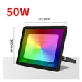 thumbnail image 2 of LED RGB FloodLight Smart Reflector 30W 50W 100W Waterproof Outdoor Spotlight Wall Lighting Tuya Control Projector Garden ,Wide Application, 2 of 8