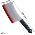 thumbnail image 2 of Silicone Squeeze Toy Under $5 Halloween Prop Realistic Plastic Toy With Red And White Gradient Black Handle With And Bone Patterns Ideal For Decorating And Cosplay Perfect For Season, 2 of 4