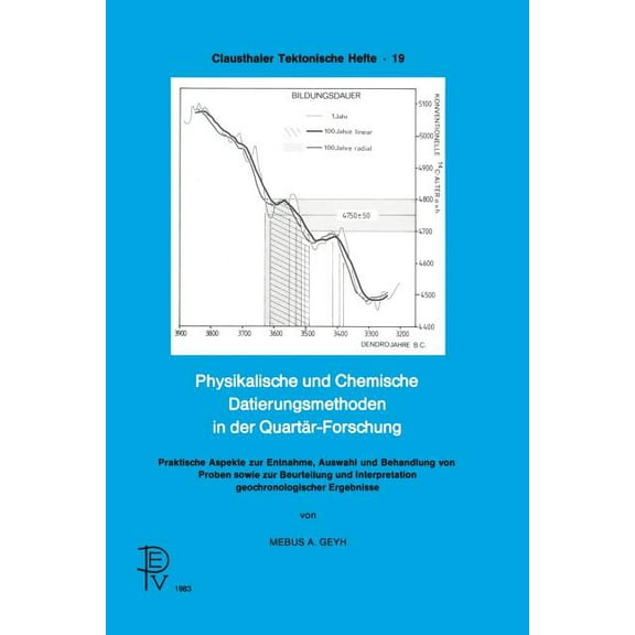 Clausthaler Tektonische Hefte Physikalische Und Chemische Datierungsmethoden in Der Quartär-Forschung: Praktische Aspekte Zur Entnahme, Auswahl Und Be, Book 19, (Paperback)