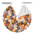 thumbnail image 2 of Lsque Cat Paws Print Christmas Tree Skirt, Tree Skirt with Ties or Velcro, Perfect for Holiday Decorations, Halloween, and New Year-30", 2 of 7