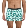 thumbnail image 2 of Goofa Green Baseball Printed Men's Boxer Briefs Underwear, Moisture-Wicking Underwear, Trunk,Soft and Breathable Cotton Underwear-Large, 2 of 9