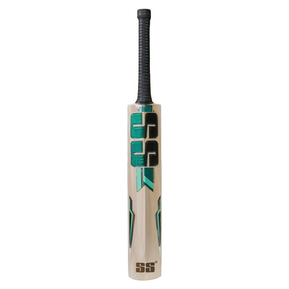 BA Sports Cricket Bat Popular Kashmiri Willow Full Size For Tennis Ball , Plastic Ball, Leather Ball , Rubber Bal With Black Bat Cover | Green