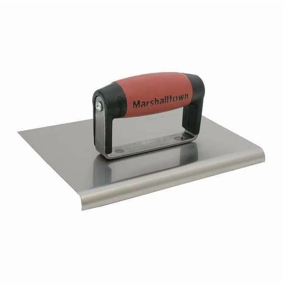 Marshalltown Hand Edger,6 x 4 In,3/8 In Radius,SS 156SSD