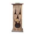 thumbnail image 1 of Price cut Wooden Autumn Art Decoration Wood Ghost Jack-O- Flame Lamp, 1 of 4