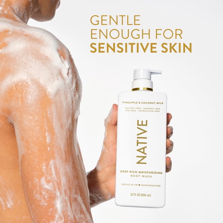 Native Moisturizing Body Wash, Pineapple & Coconut Milk, 22 fl oz photo 5