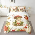 thumbnail image 2 of Erosebridal Kawaii Frog Bedding Sets Twin Size, Cartoon Wildlife Comforter Sets with Sheets, Rustic Plant Bed Set, Ultra Soft Room Decor, 7-Piece, 2 of 4