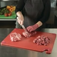 thumbnail image 5 of San Jamar SAN CBG182412RD 24 in. x 18 in. x 0.5 in. Saf-T-Grip Plastic Cutting Board - Red, 5 of 5