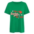 thumbnail image 5 of EQWLJWE Valentine Love Heart Tshirt Women Cute Graphic Valentine's Day Tee Lover Gifts Short Sleeve Crewneck Lightweight Shirt Gift for Your Mom Green(S-3XL), 5 of 5