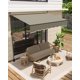 thumbnail image 2 of Yeshouse Toldo retrácmanual, toldo de Patio de 118 "x118" protección solar Exterior Exterior al aire libre, ángulo y altura regulable toldo retrácprotección UV para cualquier ventana o puerta, 2 of 7