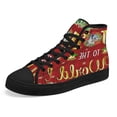 thumbnail image 7 of Christmas Joy To The World High Top Canvas Shoes Sneakers Black Size 12, 7 of 7
