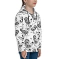 thumbnail image 3 of Lsque Retro Rooster Patten Youth Hoodie Sweatshirt Pullover with Kangaroo Pocket Boys and Girls Hoodie Warm Hoodie for Kids-Medium, 3 of 6