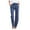 Blue, variant on Khaki Pants for Women Uniform Womens High Waist Drawstring Stretch Casual Pants Summer Loose Pants Straight Trousers with Pockets