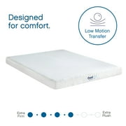 Cool Gel 6 Twin Medium Tight Top Gel Memory Foam Mattress, White