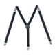 thumbnail image 3 of Tirantes para hombre con correas elásticas en forma de Y, tirantes ajustables con 3 ganchos para Azul oscuro, 3 of 9