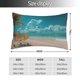 thumbnail image 2 of Fotbe Shopping Cart On Tropical Beach Funda de Almohada Decorativa Estilo Occidental, Lujo en Algodón, Fundas para Almohadas King, Cojín Estampado para Decoración del Hogar-14"x20", 2 of 6
