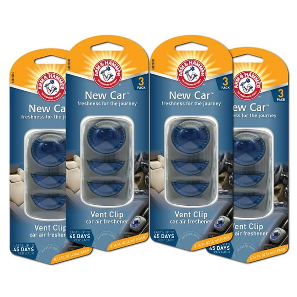 Car Air Freshener Arm & Hammer New Car Freshness 4 Pack