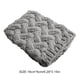 thumbnail image 4 of Yuarrent Cubierta calentadora de piernas para invierno, cubiertas envolventes para piernas al aire libre, accesorio de ropa, puños cortos de punto para Suministros térmicos Gris claro Yuarrent HA059256-07, 4 of 5