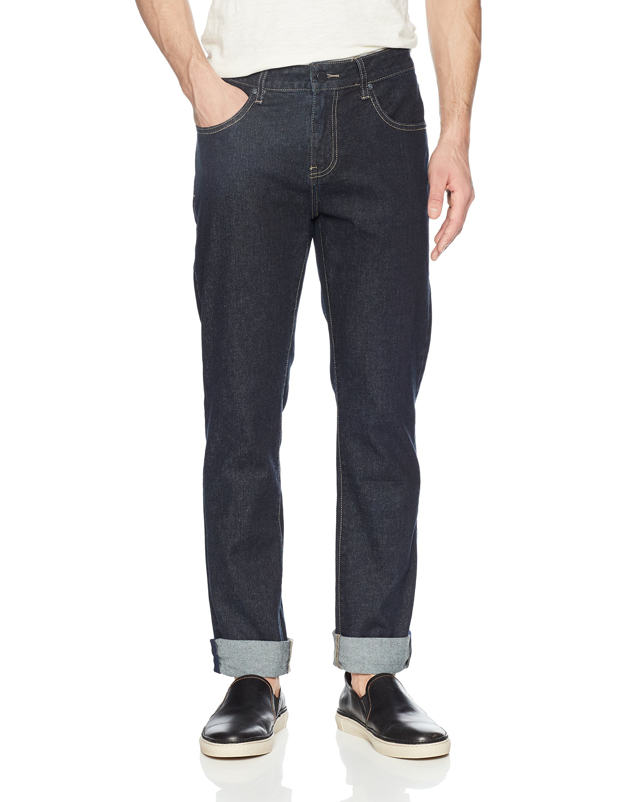 Ben Sherman NEW Blue Mens Size 38x32 Cuffed Hem Slim-FitStretch Jeans ...