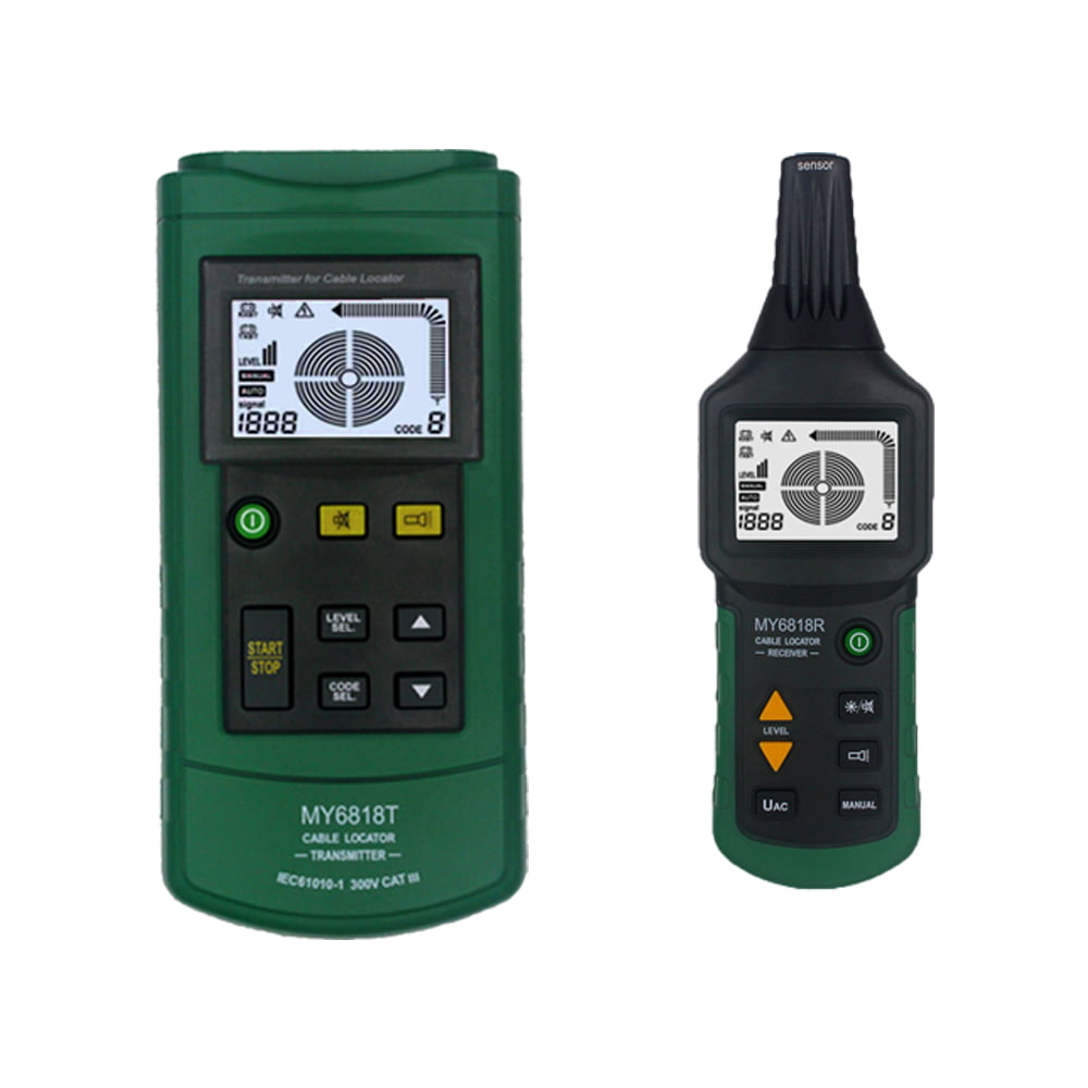 Proffessional MY6818 Cable Tracker Locator Telephone Metal Pipe Tester Detector 