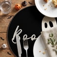 thumbnail image 2 of Sm:)e Boo Ghost Halloween Placemats Set of 4 Round 15 Inch,Halloween Party Kitchen Dining Indoor Outdoor Decorations, 2 of 7