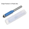 thumbnail image 3 of Uxcell Flush Trim Router Bit 1/4" Shank 3/8" Dia for Woodworking, Blue, 3 of 6