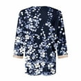 thumbnail image 5 of Ruimatai Women's Casual Lace V-Neck Printed 3/4 Sleeve Loose Blouse Top Comfortable Fashion Tunic Shirt, 5 of 5