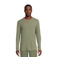 thumbnail image 2 of George Men's Long Sleeve Henley Shirt and Thermal Crewneck Tee, 2-Piece, Sizes XS-5XL, 2 of 7