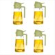 thumbnail image 2 of Dispensador de Aceite para de Cocina, Botella Dispensadora de Aceite para Rociar y Verter, Dispensador de 2 en 1, Verde 4 Piezas, 2 of 5