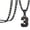 Black 3, variant on Number Necklace Sports Necklaces 0-99 for Men Women Stainless Steel Chain 23.6 Inch Personalized Charm Pendant Inspirational Basketball Baseball Football Jewelry Gift Black 56