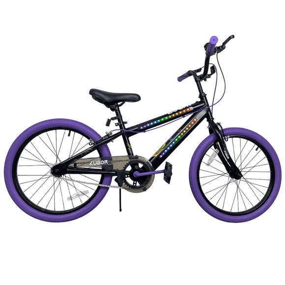 Bicicleta Infantil Rodada 20 Kubor NEON Violeta