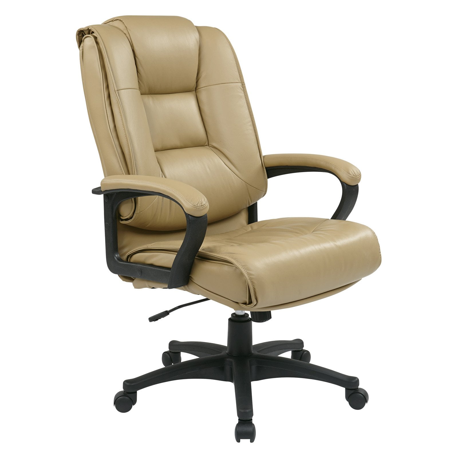 Executive HighBack Glove Soft Leather Chair with Padded Loop Arms
