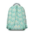 thumbnail image 3 of Boho Print College Backpack - Spacious 17 Inch Laptop Compartment, Tribal Design, Heavy Duty Oxford Material, Roomy for School Supplies, 3 of 6