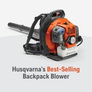 Husqvarna Gas Leaf Blower 150BT Backpack - 51cc 2-Cycle, 765 CFM, 270 MPH