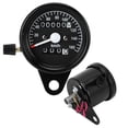 thumbnail image 1 of velocímetro de retroiluminación velocidad 12V Universal Motocicleta Dual Odómetro Velocímetro Indicador con retroiluminación 0-160 km / h Fyydes Descripción de la referencia, 1 of 6