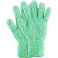 thumbnail image 1 of 1 par de guantes de limpieza verdes, guantes de limpieza lavables y reutilizables para limpiar plantas, luces de persianas de automóviles y rincones de difícil acceso Rojo Verde, 1 of 5