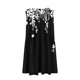 thumbnail image 3 of Vestido de Verano Casual, Vestido de Cuello en V sin Mangas Impreso Suelto Hecho de Poliéster Cómodo para el Uso Diario de Verano de Primavera, Vestido de Verano de Mujer, 3 of 5