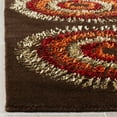 thumbnail image 6 of SAFAVIEH Soho Leanne Geometric Wool Area Rug, Brown/Gold, 7'6" x 9'6", 6 of 9