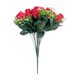 thumbnail image 2 of Ramo de rosas artificiales de seda en jarrón | Arreglo floral artificial para centros de mesa de bodas, decoración de mesas en el hogar, fiestas de oficina y decoración de comedores., 2 of 6