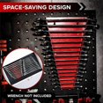 thumbnail image 4 of 2 Pack Metal Wrench Organizer- Premium Wrench Holder Tray, Wall-Mounted Storage Solutions for Wrench, 4 of 5
