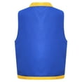thumbnail image 2 of TiaoBug Kids Gothic Vintage Vest Open Front Fully Lined Dressy Waistcoat Halloween Dress Up Royal Blue 10-12, 2 of 7
