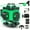 16-Line Level (Excluding Tripod), variant on 360° Self-Leveling Green Laser Level Kit 16 Lines - Remote Control, Rechargeable Battery & Tripod Stand, Portable Hard Case for Construction Picture Hanging Indoor Outdoor