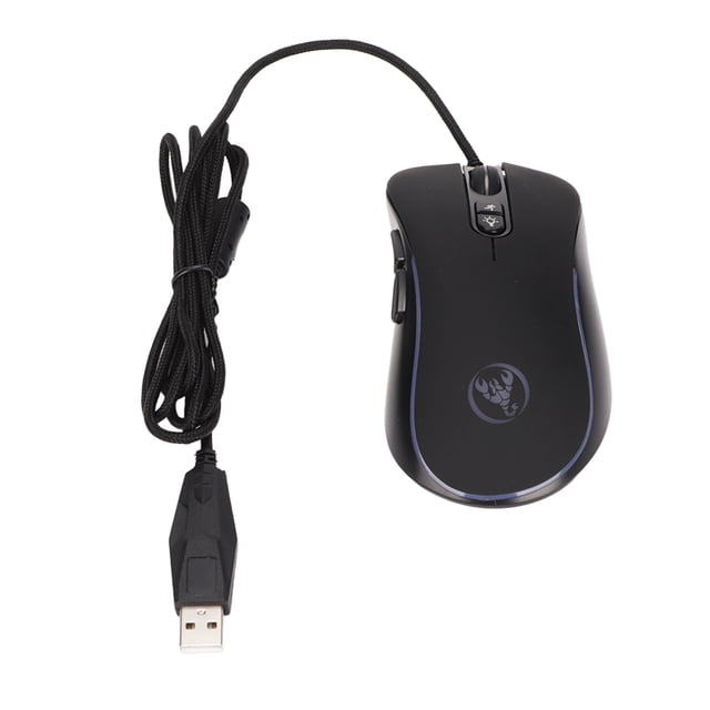 Wired Mouse,Mechanical Mouse 4800DPI Programmable E Sports Mouse RGB Mouse True Excellence