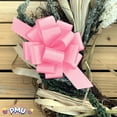 thumbnail image 6 of PMU Pull String Bows - Gift Bows for Wedding, Birthdays & Anniversaries - Ribbon Bows for Flowers & Basket Decoration - Large Bow for Gift Wrapping - 5 Inch 20 Loops Pink- (50/pkg) Pkg/1, 6 of 6